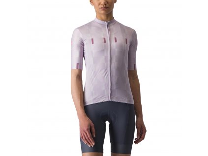 Castelli Dimensione jersey, Purple mist/ Deep purple  Dámsky cyklistický dres s krátkym rukávom