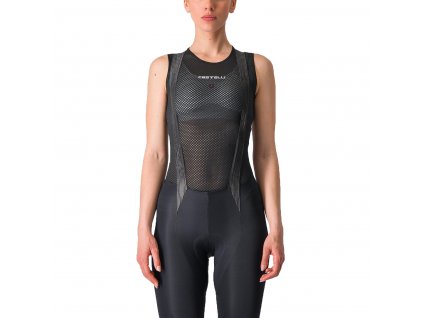 Castelli Pro Mesh W SLV, Black  Spodné dámske tričko bez rukávov