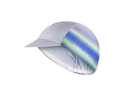 Castelli Climber´s 4.0 cap, Purple mist/ Green-Dark purple  Sieťovaná cyklistická čiapka