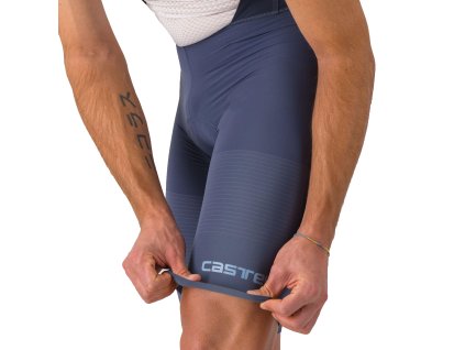 Castelli Premio Black, Twilight blue/ Steel blue  Prémiové krátke nohavice pre dlhé výjazdy na bicykli