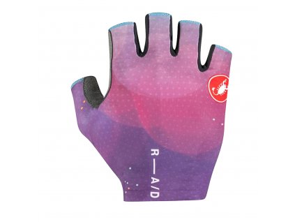 Castelli Competizione 2 Glove, Multicolor Purple  Hravý dizajn, pohodlný a bezpečný úchop
