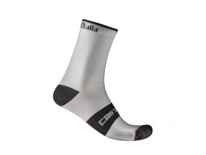 Castelli #GIRO107 18, White  Letné unisex ponožky v dizajne Giro d´Italia