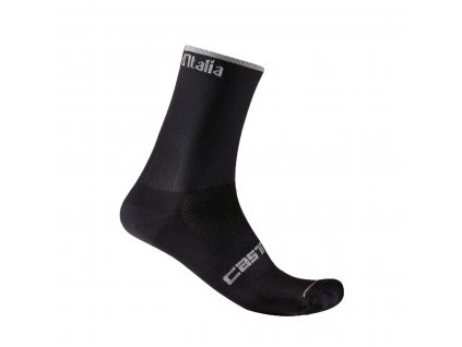 Castelli #GIRO107 18, Black  Letné unisex ponožky v dizajne Giro d´Italia