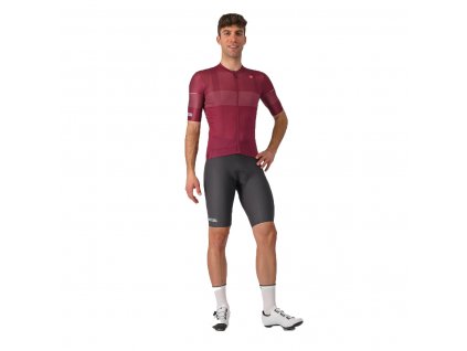 Castelli #GIRO Trofeo bibshort, Dark grey  Pánske krátke Giro nohavice s trakmi