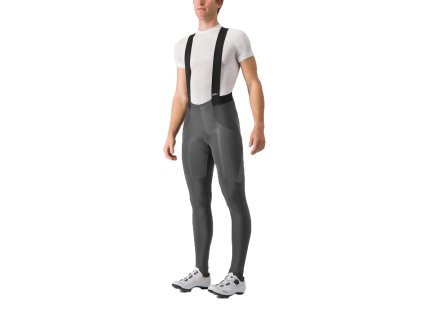 Castelli Sorpasso RoS, Dark gray  Bestseller, pánske zimné nohavice na bicykel