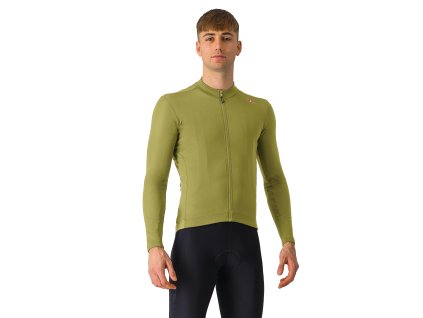Castelli Espresso Thermal LS, Sage/ Deep green (Veľkosť 3XL)