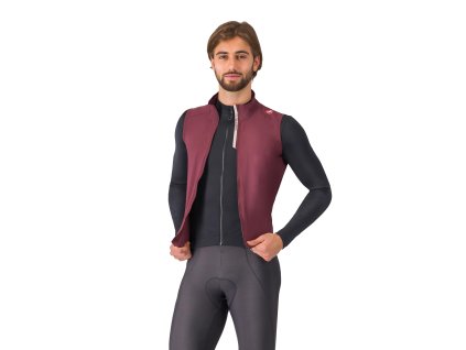 Castelli Espresso Vest, Deep bordeaux (Veľkosť 3XL)