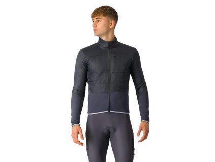 Castelli Unlimited Jacket, Light black/ Dark gray (Veľkosť 3XL)