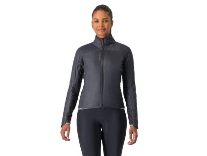 Castelli Fly Direct W Jacket, Light black/ Silver gray  Dámska zimná cyklistická extra ľahká bunda