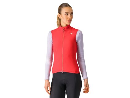Castelli Espresso W Vest, Hibiscus (Veľkosť L)