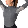 Castelli Flanders 2 Warm W, Grey  Zimná, funkčná bielizeň s dlhým rukávom