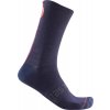 Castelli Racing Stripe 18, Savile blue  Zimné cyklistické ponožky s výškou 18cm