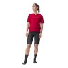Castelli Trail Tech 2 W Tee, Dark red  Dámske funkčné tričko/dres vo voľnom strihu