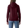 Castelli Milano 2 Full Zip W Fleece, Deep bordeaux  Dámska mikina s kapucou