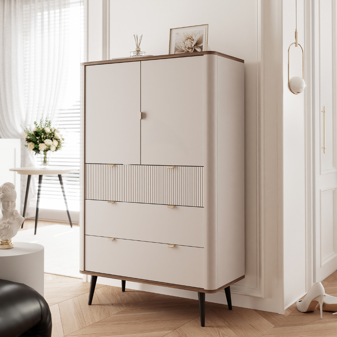 Moderní komoda Nicola 90 cm kašmír