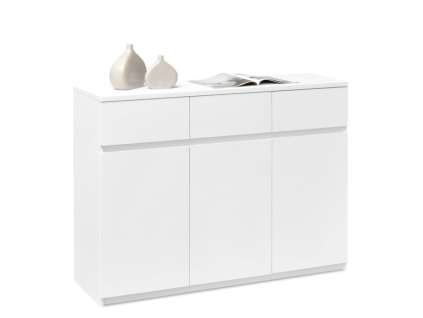 Moderná komoda UNA 120 cm biela
