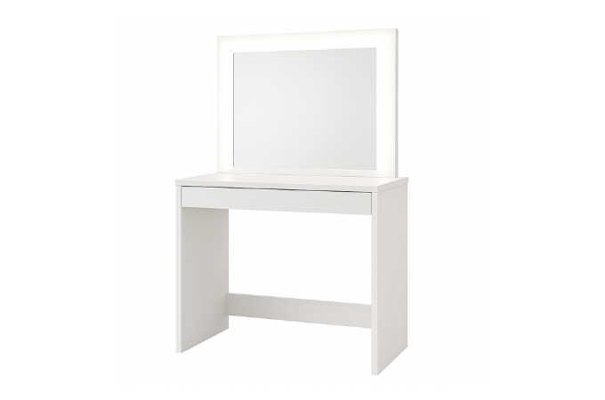 Biele toaletné stolíky