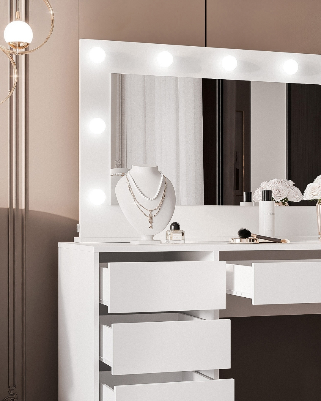 Ako si vybrať toaletný stolík – ilustračný obrázok