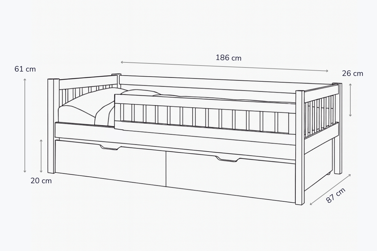FLORA – bočný pohľad, drevený rám