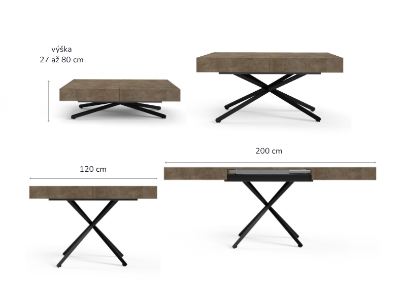 ZOE X – detail mechanizmu nastavenia výšky