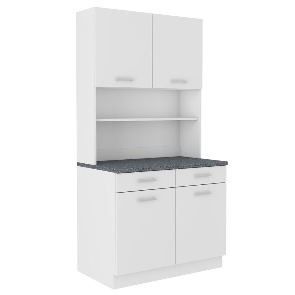 Kuchynský kredenc ESMA 100 cm biela