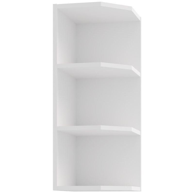 Horný koncový regál ZEYNEP 30 cm, výška 72 cm