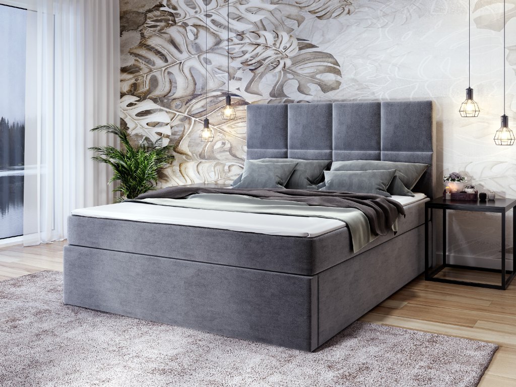 Kontinentálna posteľ WENDY s matracom a úložným priestorom | Catalina