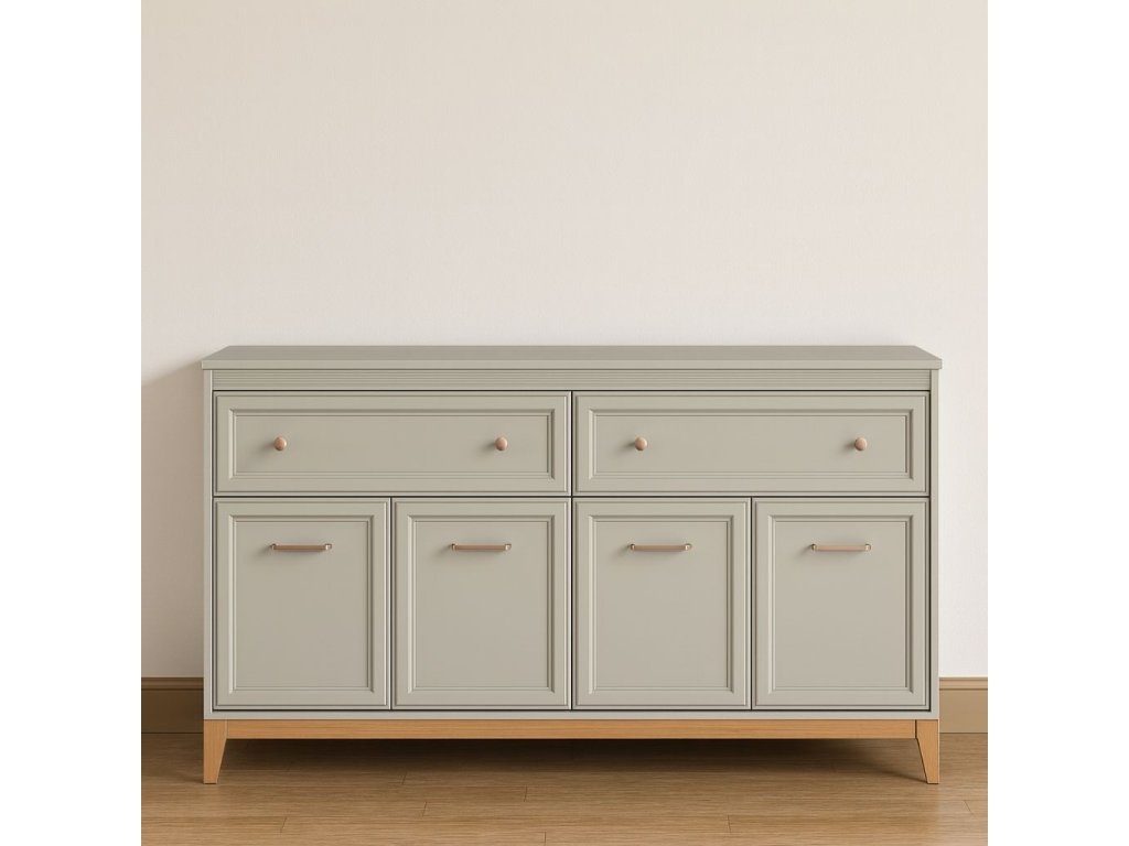 Dizajnová komoda ANDREW 179 cm kašmír