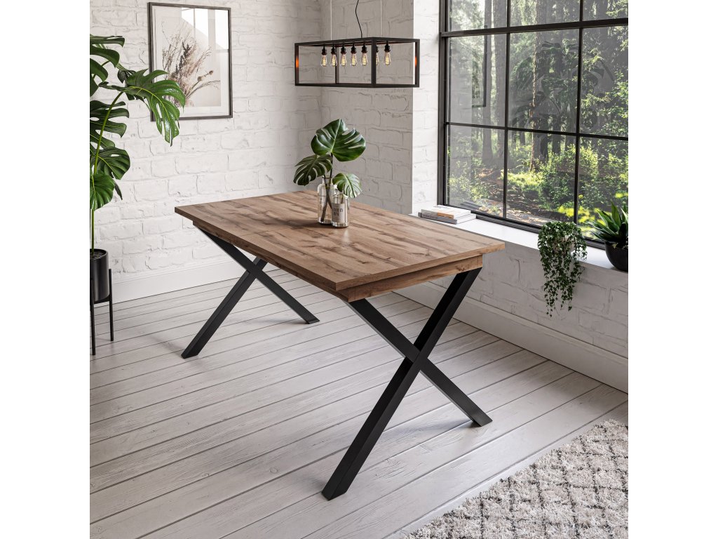 ARTEM Rozkladací jedálenský stôl dub wotan 150 - 198 cm