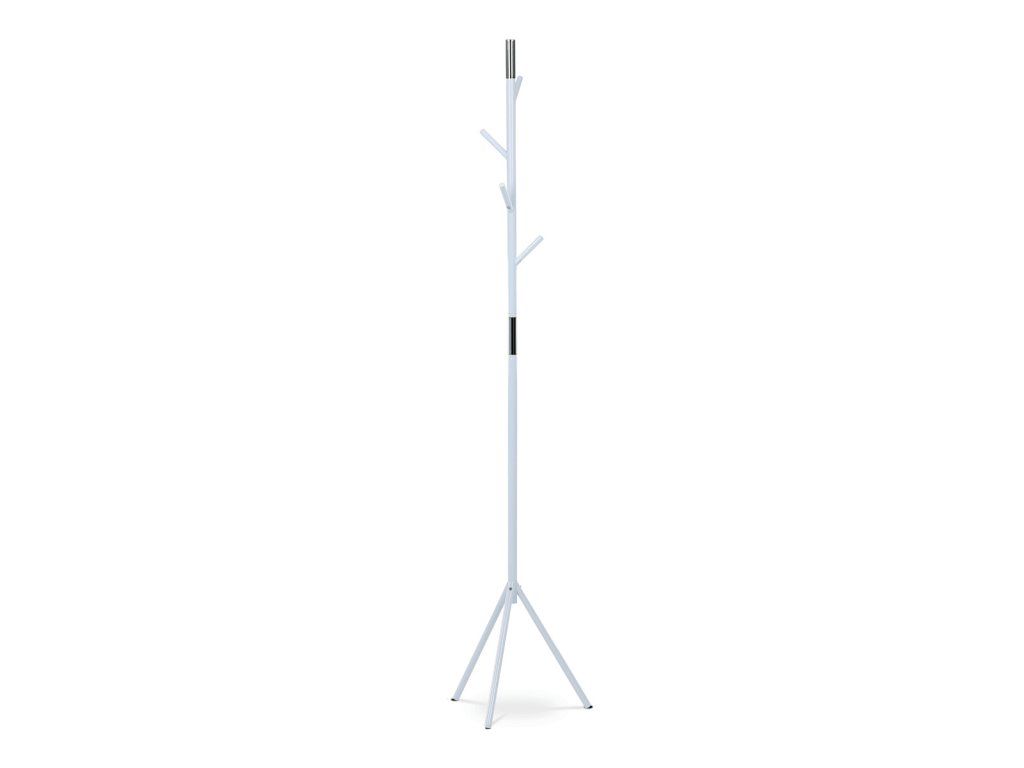 Minimalistický stojanový vešiak LEIF biely