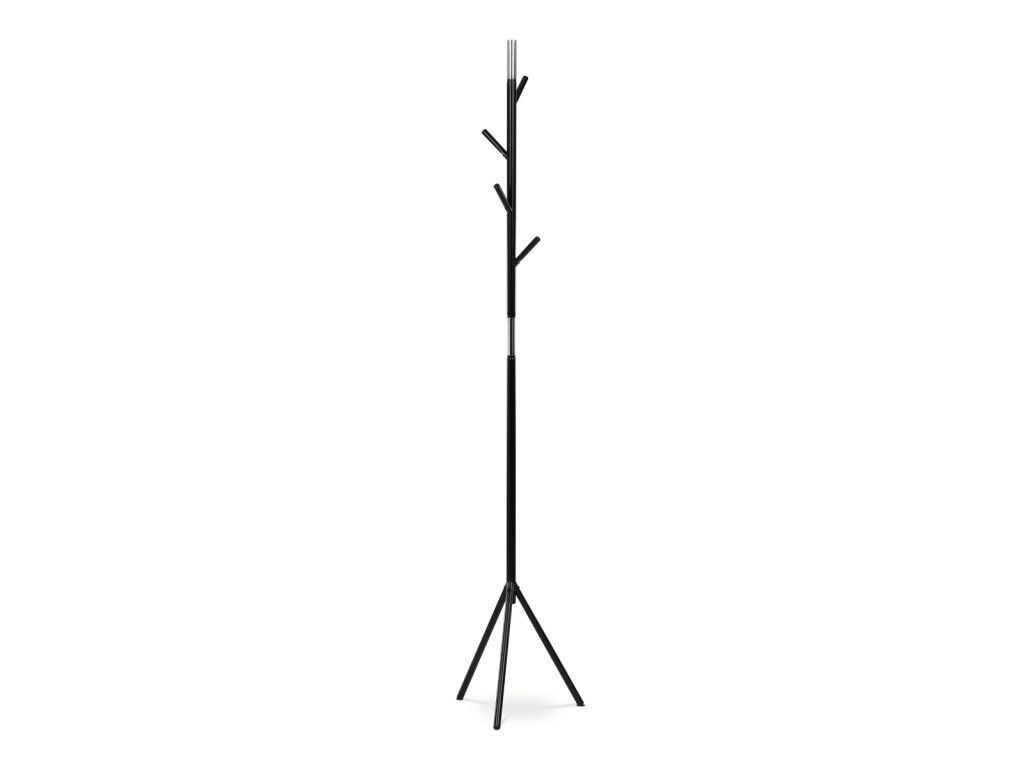 Minimalistický stojanový vešiak LEIF čierny