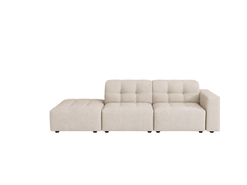Modulárna sedačka BETUN s taburetom 262 cm