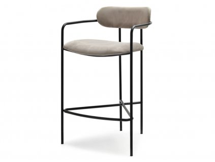 Dizajnová barová stolička bežová.png1