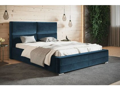 postel modra