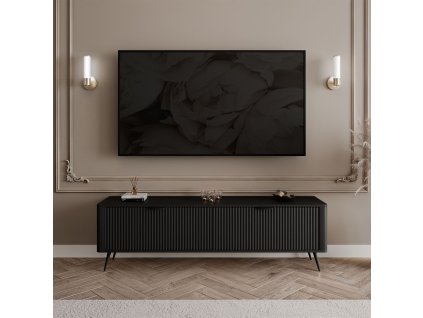 TV stolík TURNER čierny 163cm