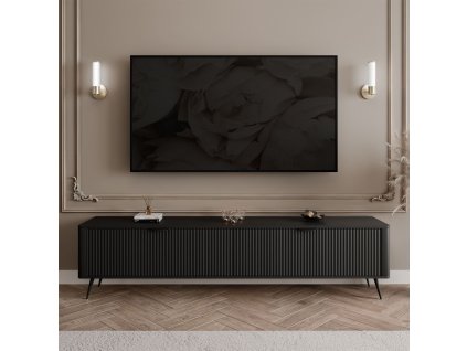 TV stolík TURNER čierny 200cm