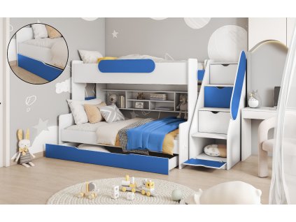 Detská poschodová posteľ SHARP