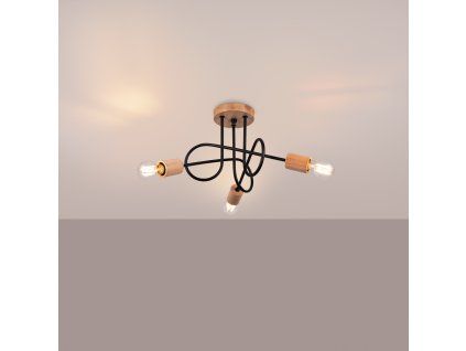 Luster EMBER 3 čierny
