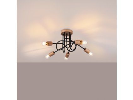 Luster EMBER 5 čierny