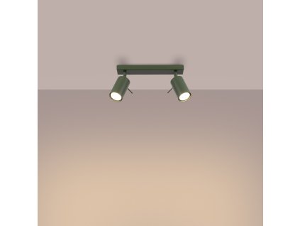 Stropné svietidlo RING 2 olivovo zelené