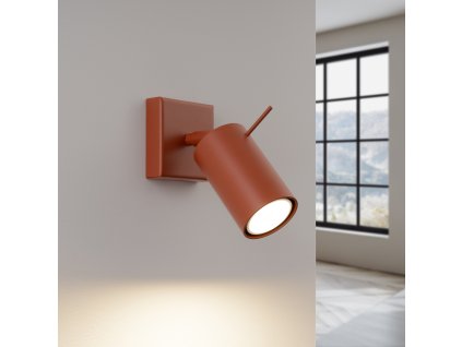 Nástenné svietidlo RING červená ochra