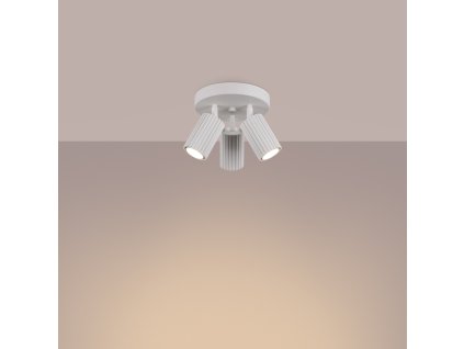 Stropné svietidlo KARBON 3P biele