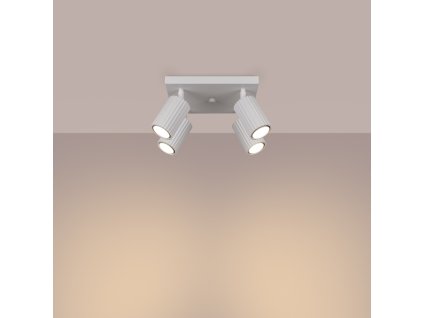 Stropné svietidlo KARBON 4 biele