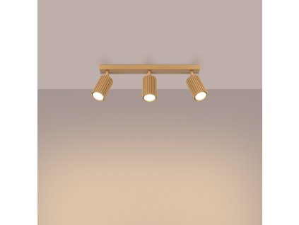 Stropné svietidlo KARBON 3L zlaté