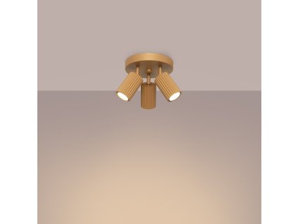 Stropné svietidlo KARBON 3P zlaté