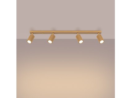 Stropné svietidlo KARBON 4L zlaté