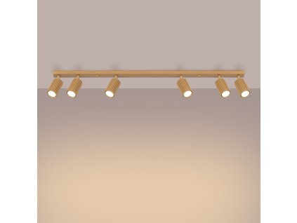 Stropné svietidlo KARBON 6L zlaté