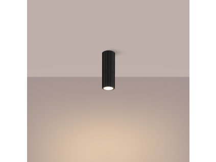 Stropné svietidlo KARBON 20 čierne