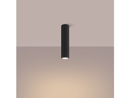 Stropné svietidlo KARBON 30 čierne