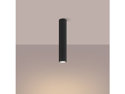 Stropné svietidlo KARBON 40 čierne